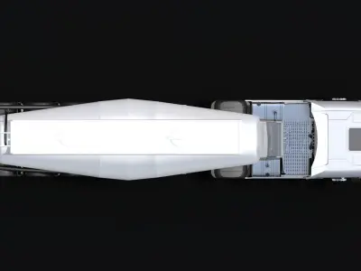 2018 DAF 106 XF EURO 6 4X2 Cement Trailer 3D model