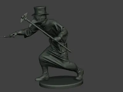 Hans Plague Doctor PDS007 3D print model