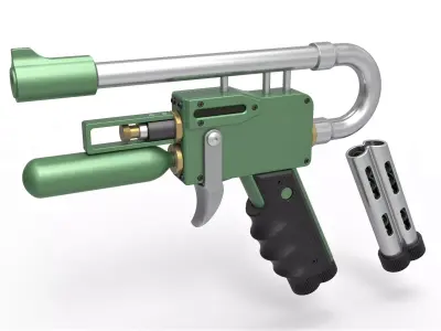 Gas Gun from the movie Green Hornet 2011 3D model