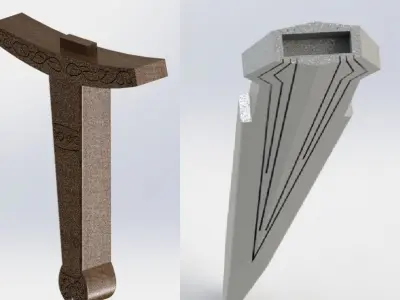 Loki dagger 3D print model
