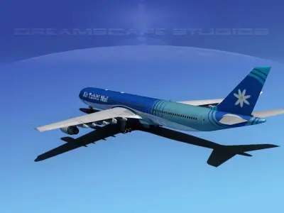 Airbus A340-600 Air Tahiti Nui 3D model