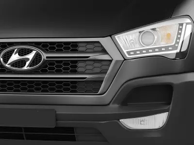 Hyundai H350 bus 2015 3D model