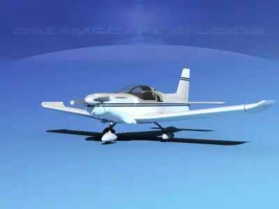 Zlin Z 242 V08 3D model