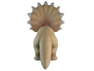 Cartoon Dinosaur Triceraptor  3D model
