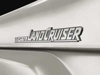 Land Cruiser 79 Series 2018 Low-poly 3D model