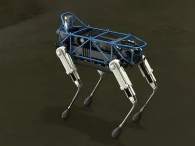 Spot Classic Robot Boston Dynamics Low-poly 3D model