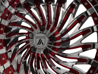 ASANTI AF824 WHEEL 3D MODEL 3D model