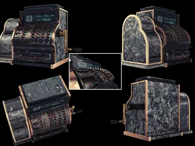 Las Vegas Casino Coin Machine Free 3D model