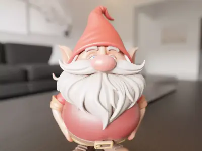 garden gnome 3D print model purchase