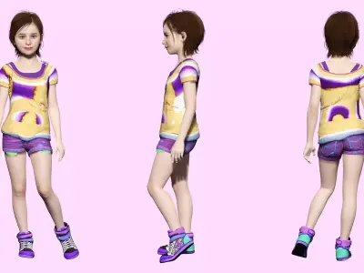 Sophia little Sunshine Free 3D model