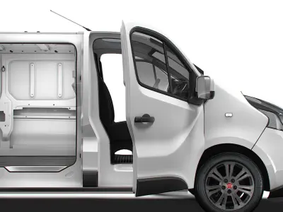 Fiat Talento Van L1H1 HQInterior 2021 3D model