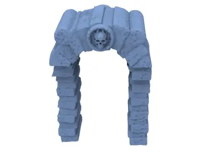 He man Jungle scull archway 3D model
