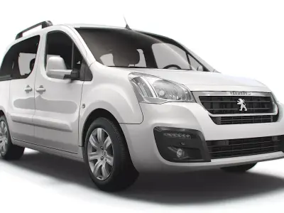 Peugeot Partner Tepee 2017 3D model