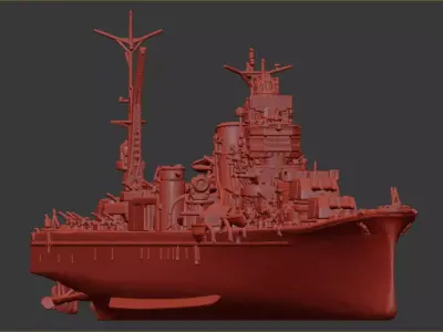 IJN Agano Free 3D print model