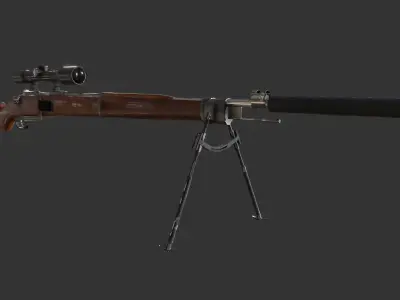 Sniper 3D model