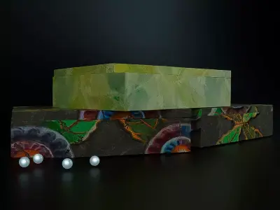 Mystery Box Low-poly 3D model