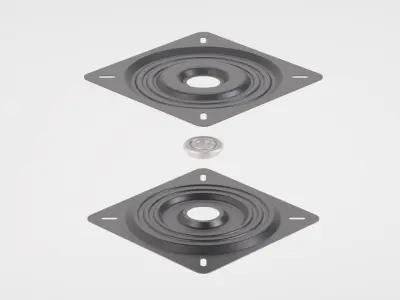 Swivel Plate 245x245mm DIANSA 3D model