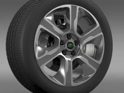 RangeRover Hybrid wheel 3D model