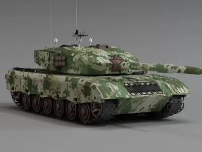 96A main battle Tank 96A tank ZTZ96A main battle tank 3D model