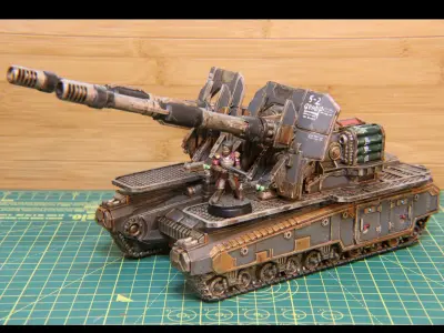 Exalted Scions - Ardennais SPG 3D print model