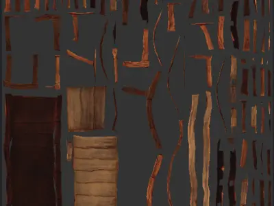 Wood Bridge Stylized Free 3D model