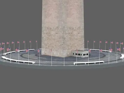 Washington Monument 3d Model 3D model