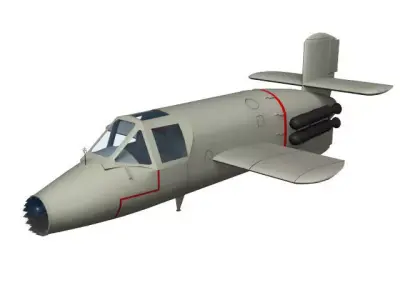 Ba349 Natter 3D model