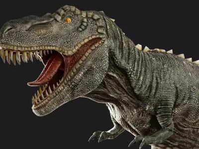 Tyrannosaurus Rex 3D Model - Realistic and Versatile Low-poly 3D model