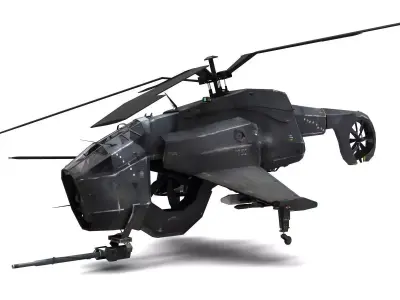 Combine Helicopter - Hunter-Chopper 3D model