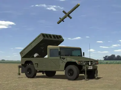 JGSDF type96 SAM system 3D model