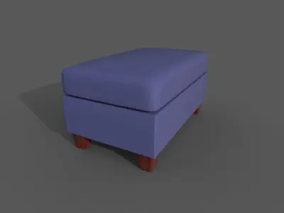 Ottoman Free 3D model purchase