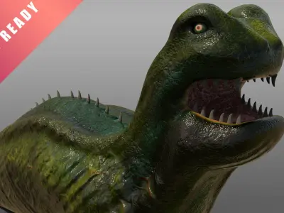 Monsterslug Lowpoly Engine Ready  Low-poly 3D model