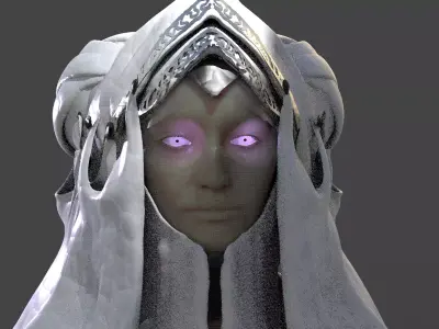 Ancient Alien Headdress 2 3D model