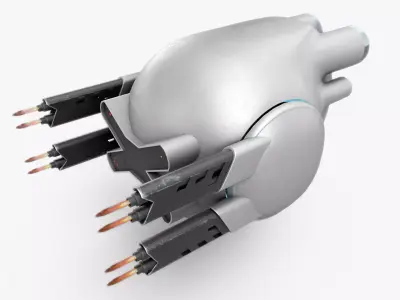 Sci-Fi Drone Game Ready Low-poly 3D model