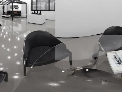 Design Classroom Calligraphy 3D model