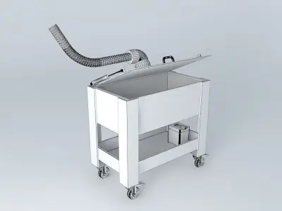 Solvent tank Free 3D model