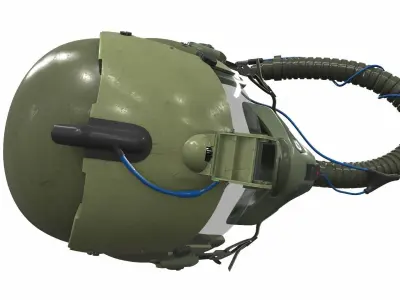 Pilot helmet jc-3 3D model
