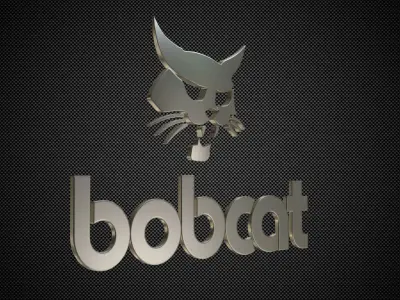 bobcat logo 3D model