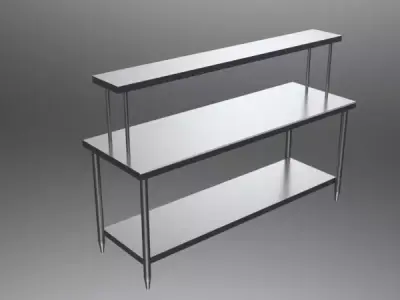 stainless steel table  Free 3D model