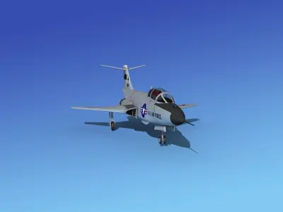 McDonnell F-101B Voodoo V07 3D model