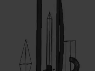 Medieval weapons Free low-poly 3D model