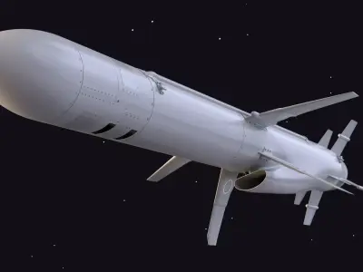 Gabriel V  Blue Spear  5G SSM 3D model