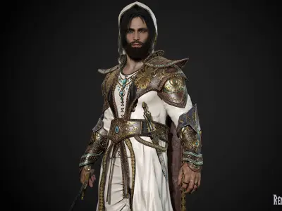 Prince Low-poly 3D model