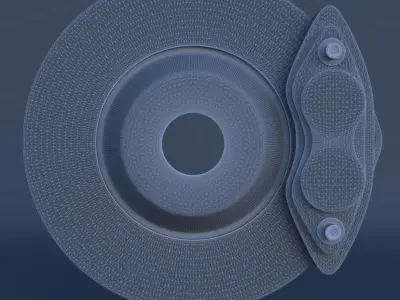 Mercedes Benz Brakes 3D model