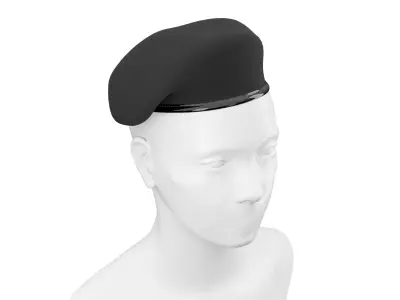 Black Beret 02 3D model