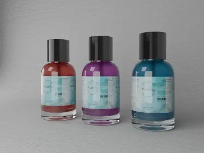 Simple Perfume Bottle Low-poly 3D model