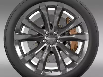 Chrysler 300C Platinum 2015 wheel 3D model