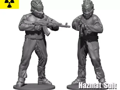 Hazmat suit 3D print model