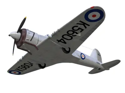 GlosterF5 3D model