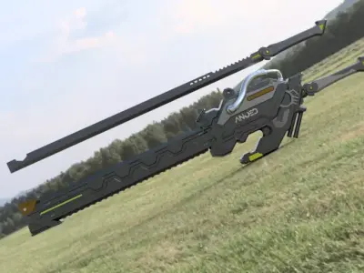 ZZZ Cyberpunk Katana 3D STL 3D print model